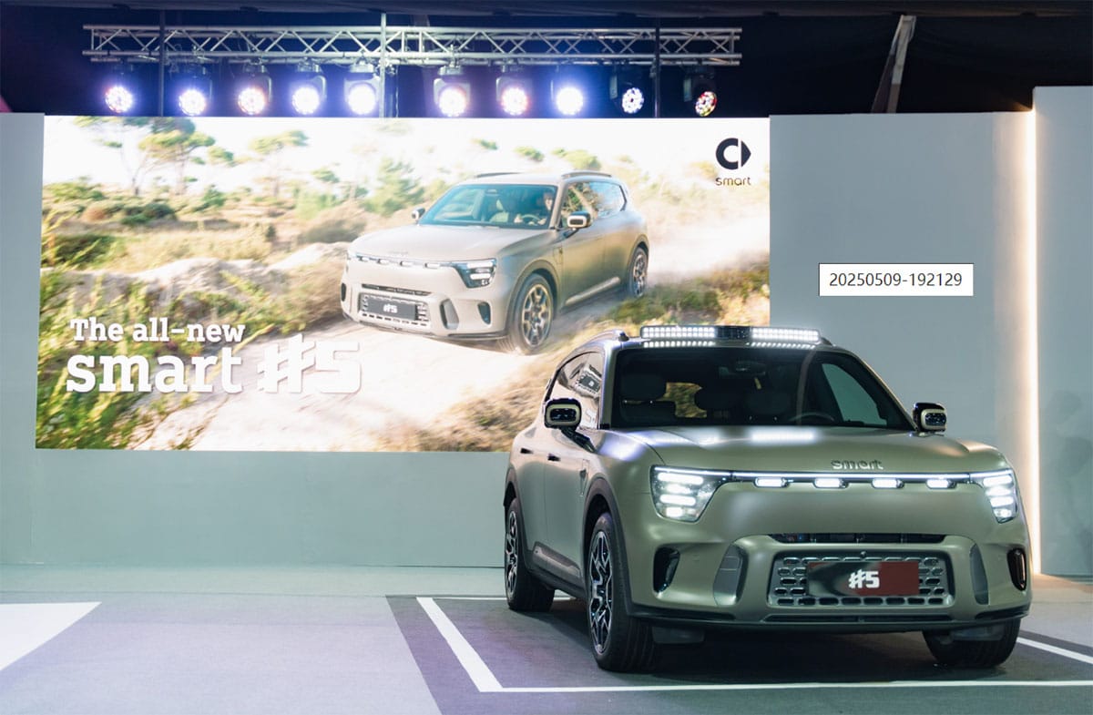 Mercedes-Geely JV Smart launches Smart #5 in HK, gives SUV debut in Malaysia