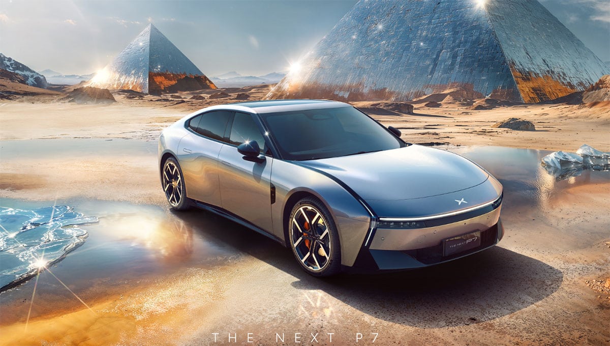 Xpeng shares more images of new P7 coupe sedan