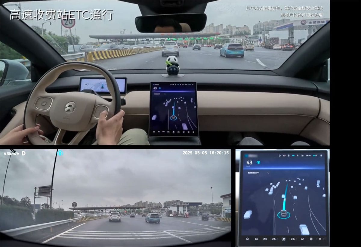 Nio shows how its world-model-powered driver assist system performs in video