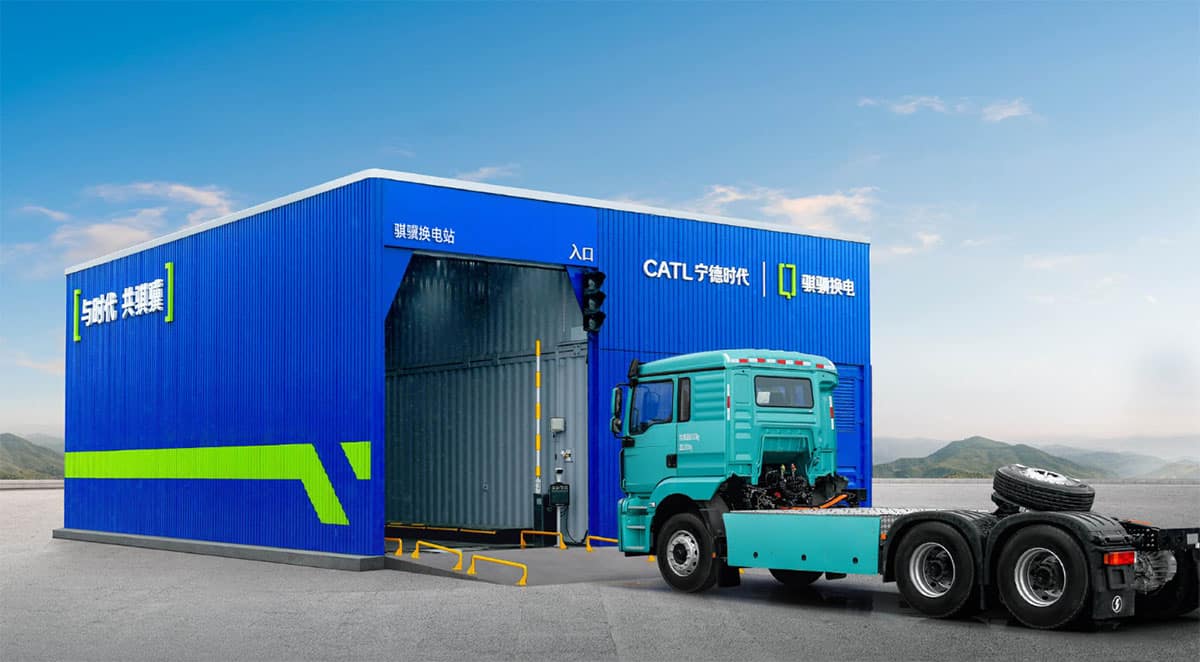 CATL launches standardized battery swap pack for heavy trucks