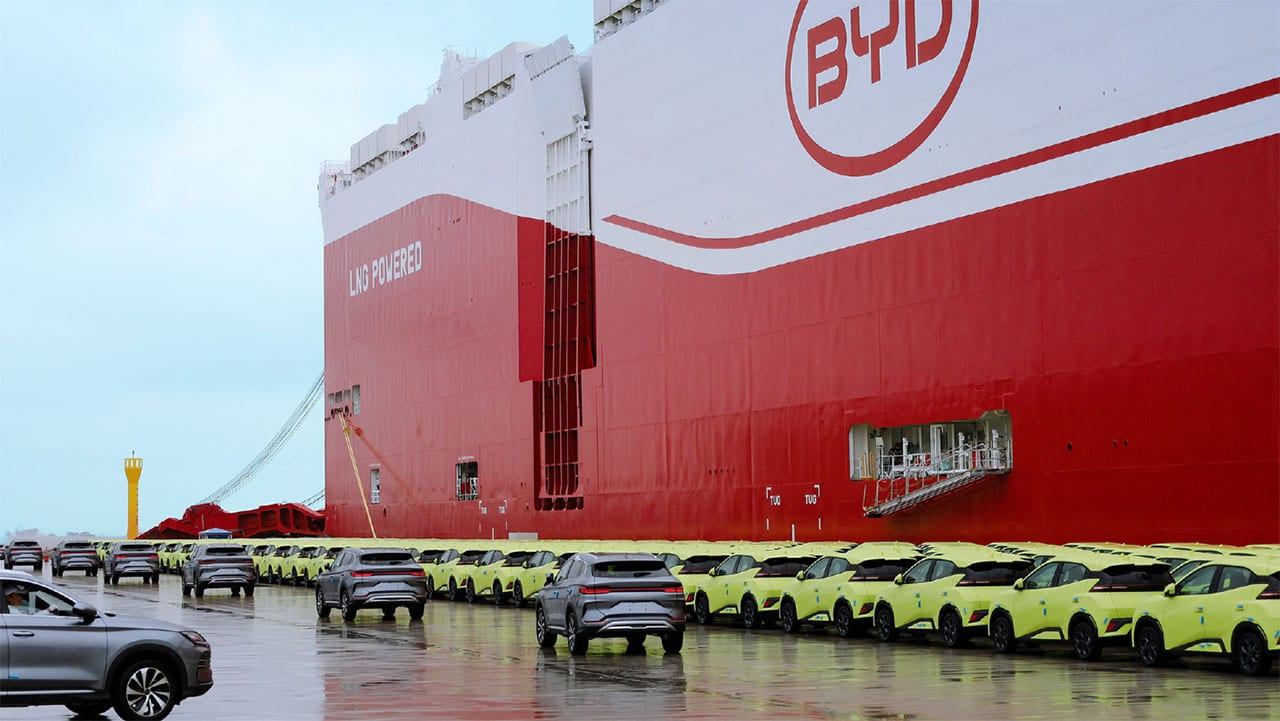 BYD Xi'an to carry 7,000 cars to Europe on maiden voyage