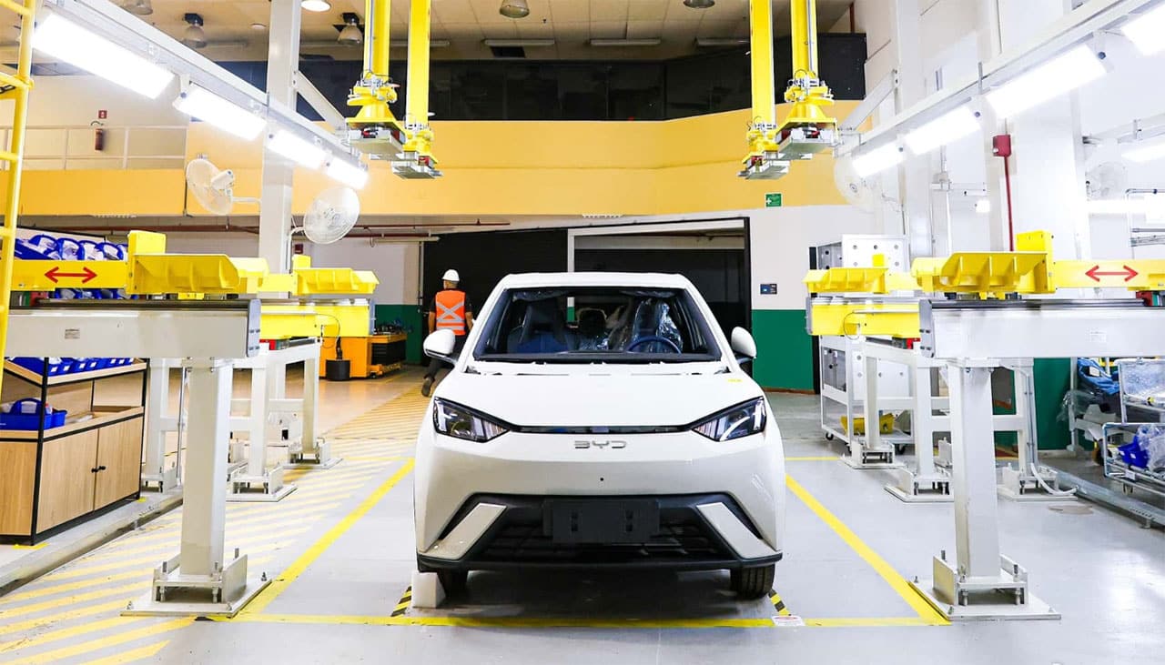 BYD passenger car plant in Brazil begins production as local sales exceed 130,000 units