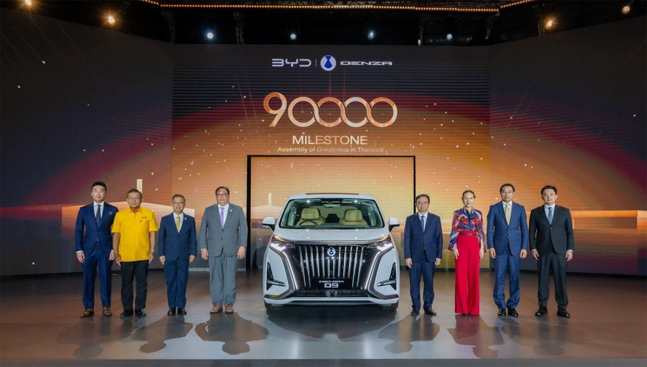 BYD deliveries in Thailand hit 90,000 units as local factory marks 1 year of operation