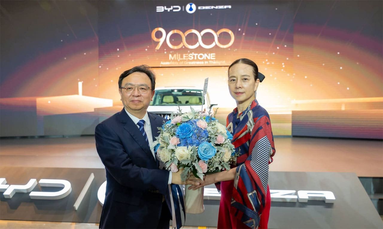 BYD deliveries in Thailand hit 90,000 units as local factory marks 1 year of operation