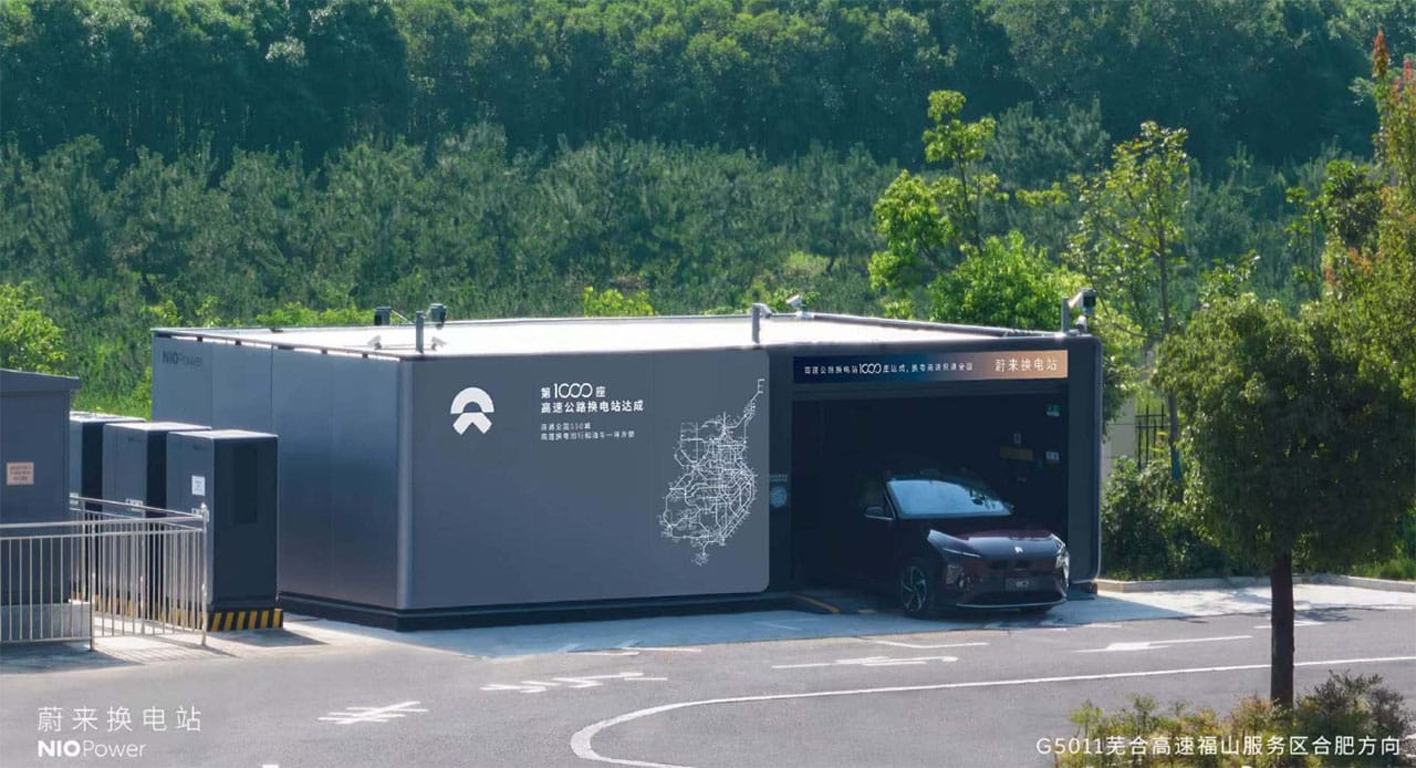 Nio reaches 1,000 swap stations along highways in China