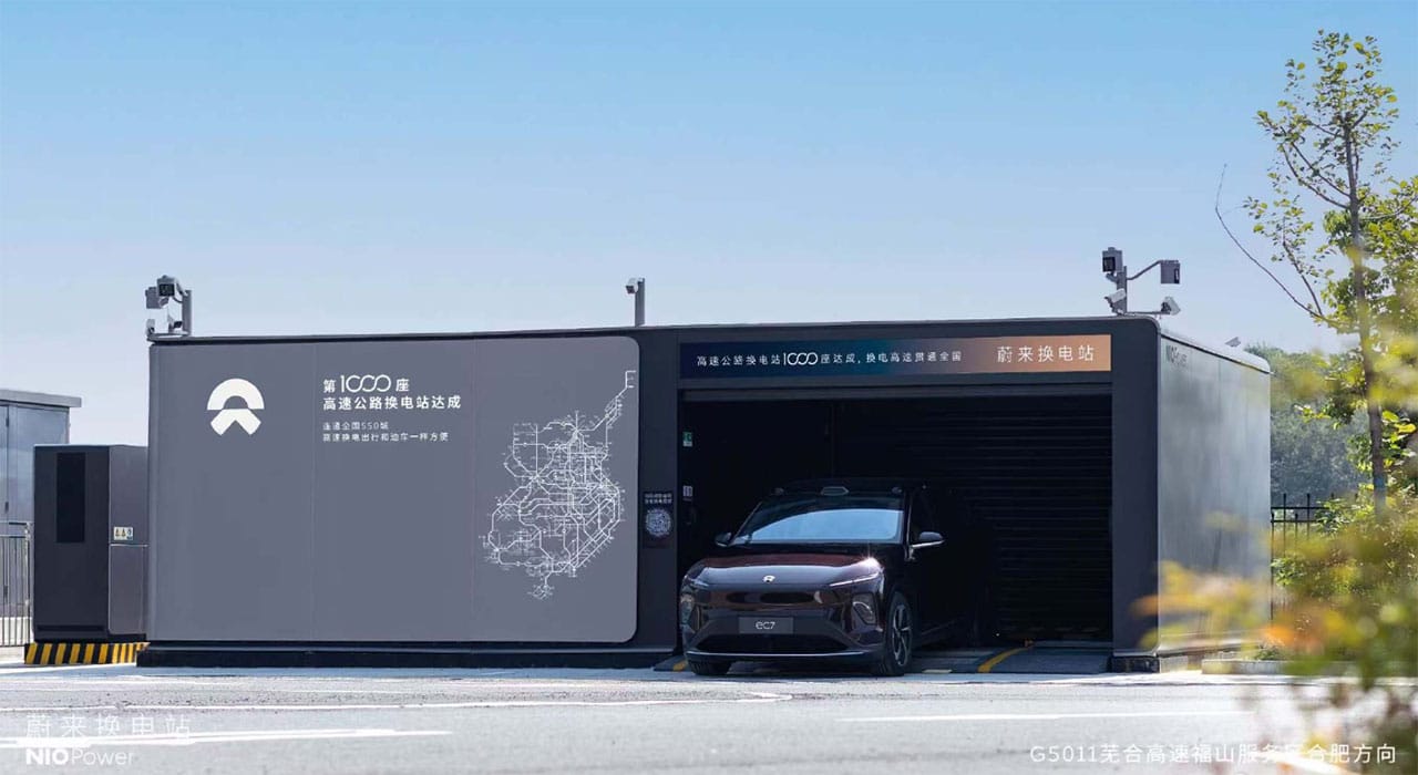 Nio reaches 1,000 swap stations along highways in China