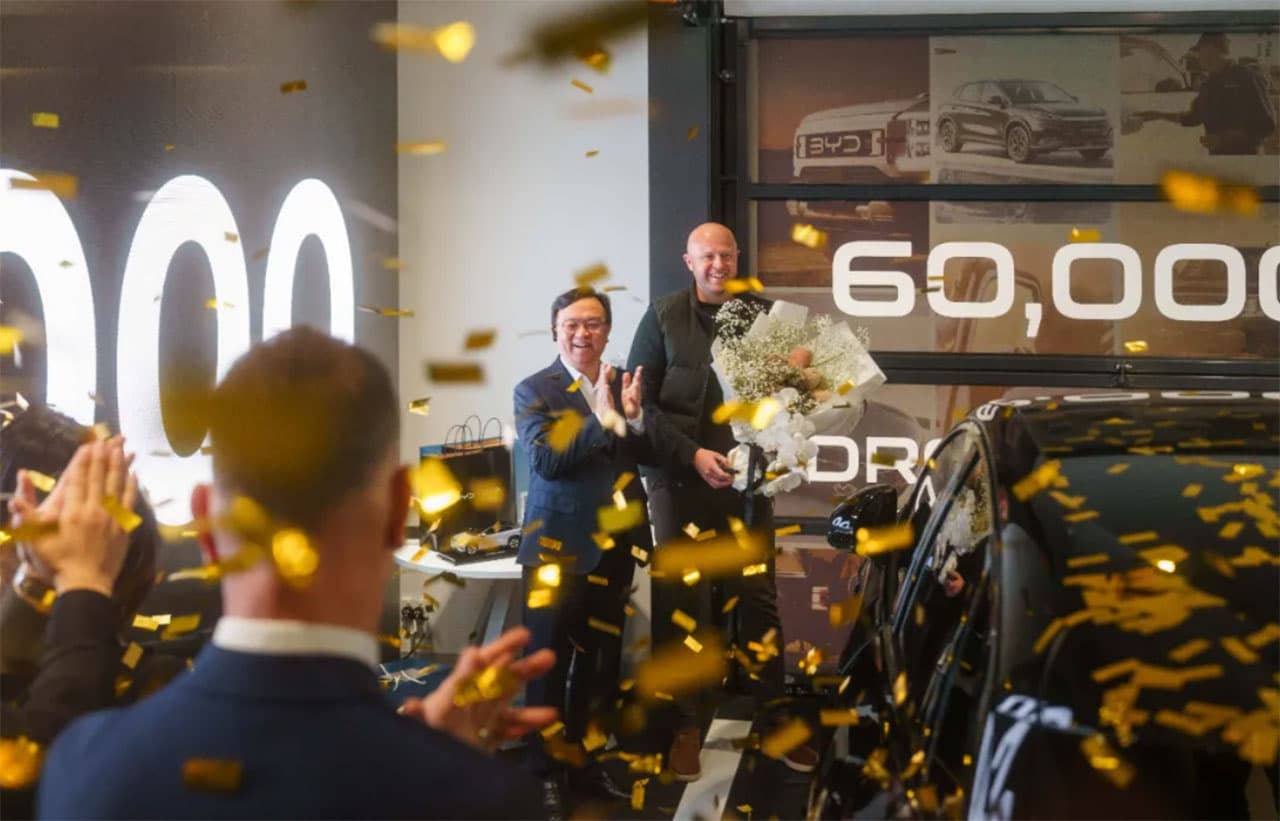 BYD reaches 60,000 deliveries in Australia with 8,156 units sold in Jun