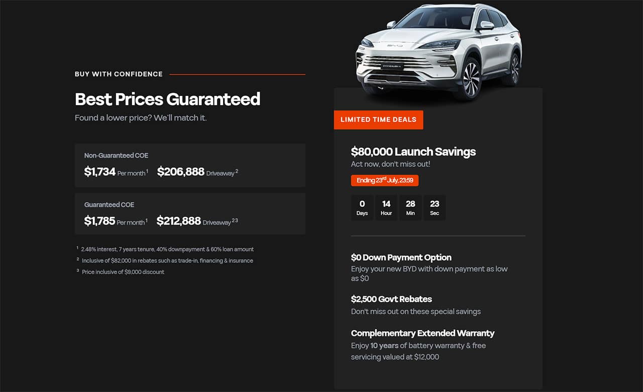 BYD launches Sealion 6 DM-i hybrid SUV in Singapore