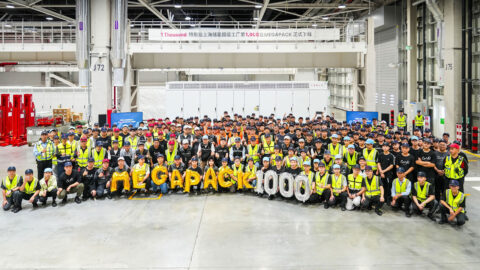 Tesla Shanghai Megafactory hits milestone of producing 1,000th Megapack