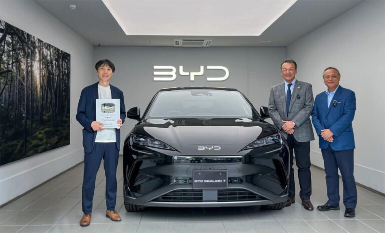 BYD passenger car sales in Japan exceed 5,000 units