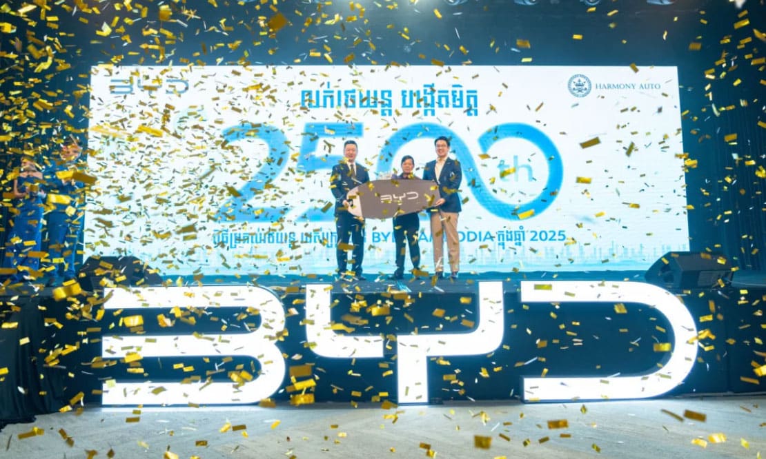 BYD to double sales outlets in Cambodia this year as local plant nears production