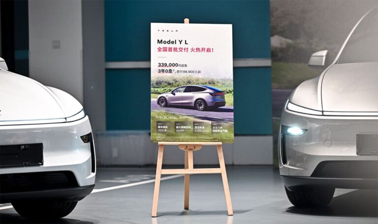 Tesla Model Y L averages nearly 10,000 daily orders in China since launch, report says