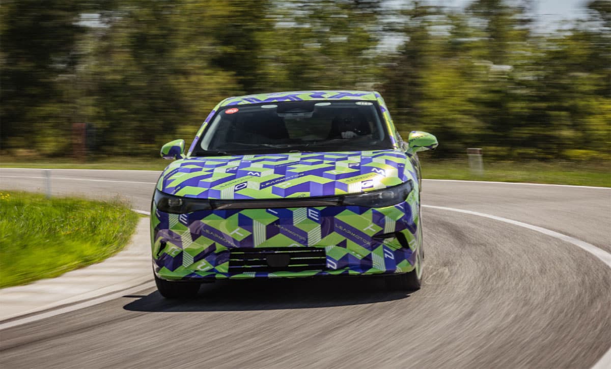 Leapmotor exec shares images of camouflaged Lafa 5 as Sept 8 debut nears