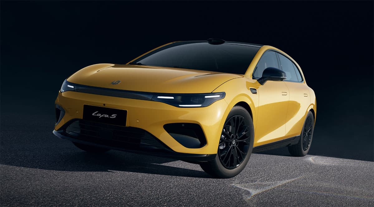 Leapmotor debuts Lafa 5 hatchback in Germany, begins pre-sales in China