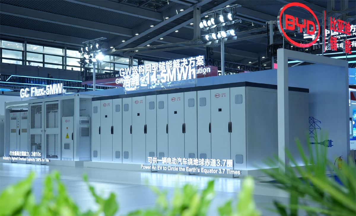 BYD unveils Haohan energy storage system with world's largest capacity of 14.5 MWh
