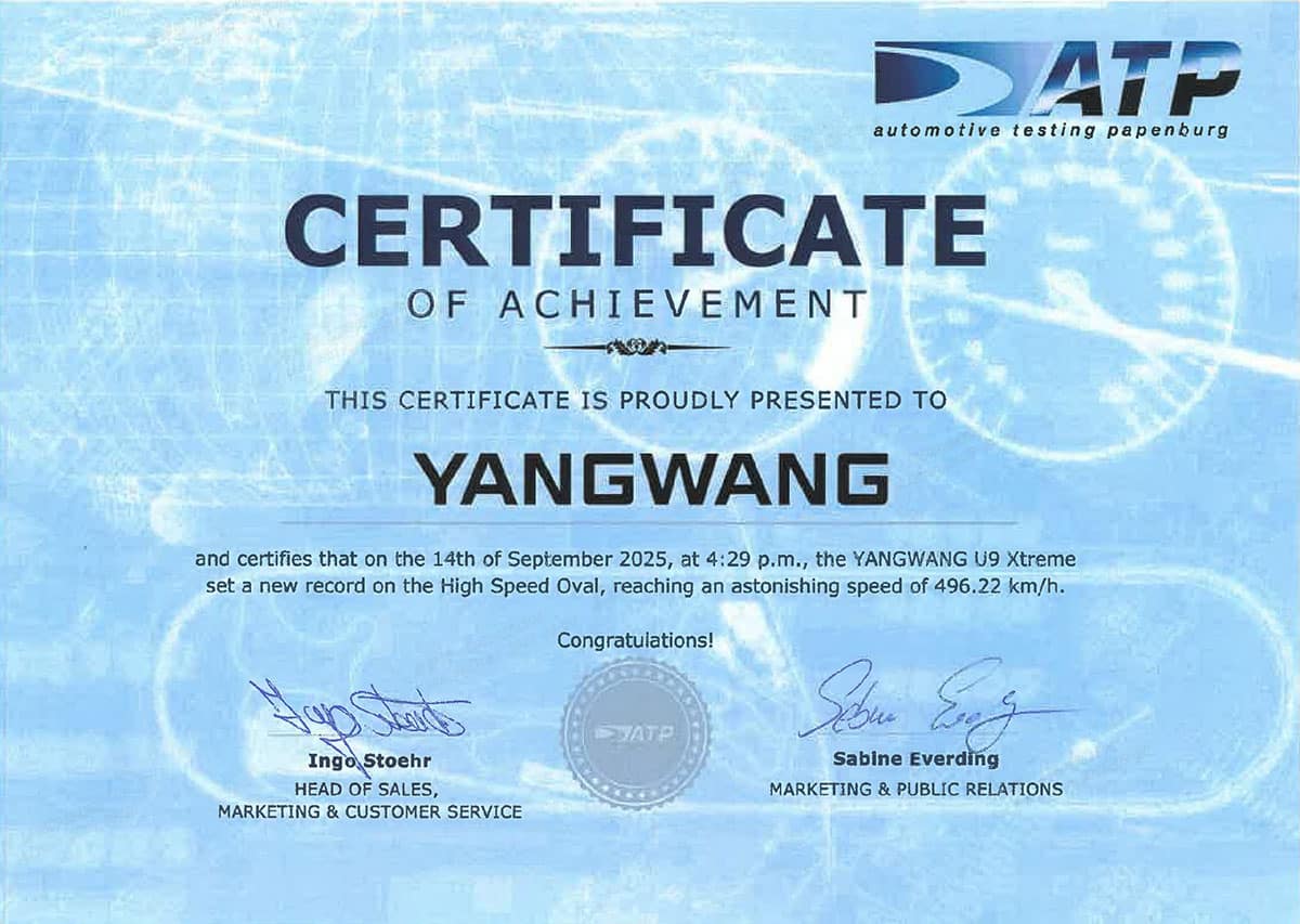 BYD Yangwang unveils U9 Xtreme, world's fastest production car with 496.22 km/h top speed