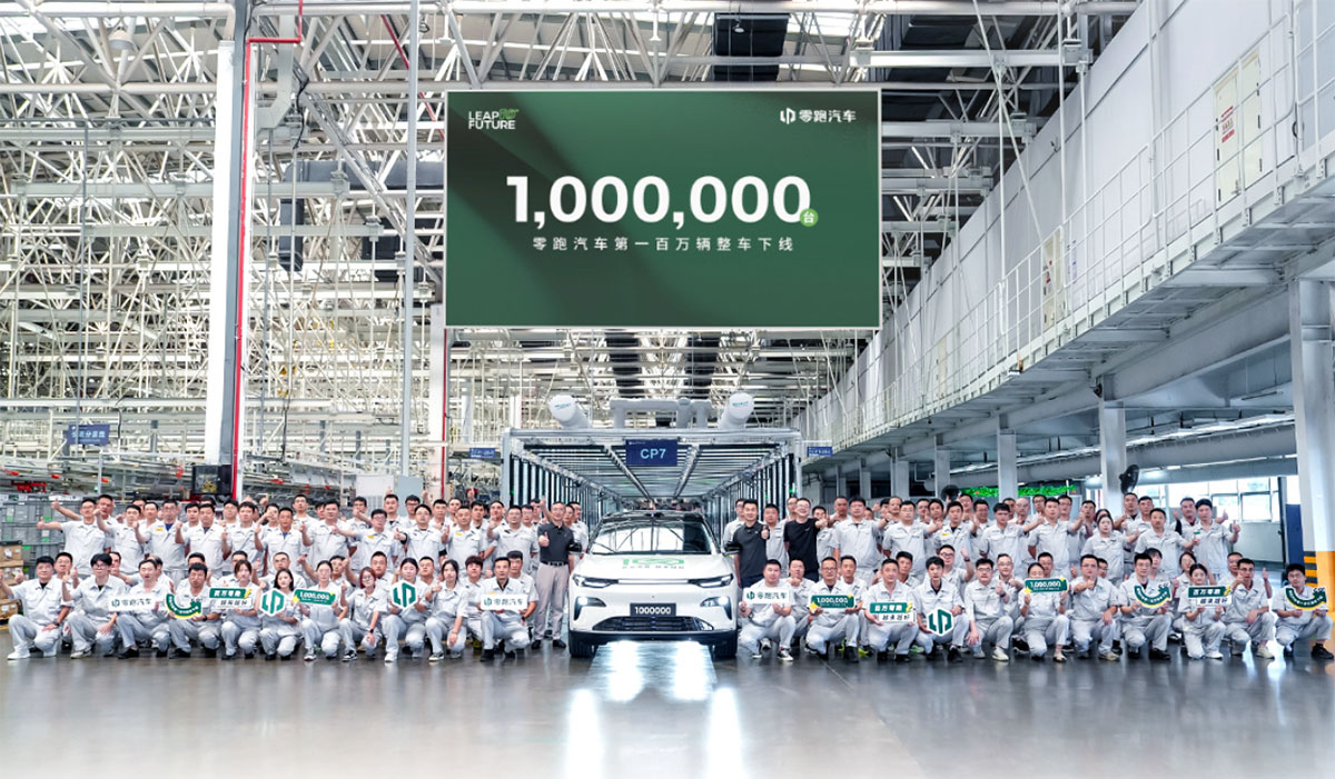 Leapmotor hits 1-million-car production milestone