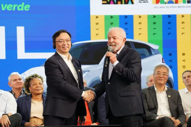 BYD's 14 millionth NEV rolls off line at Brazil plant, delivered to President Lula
