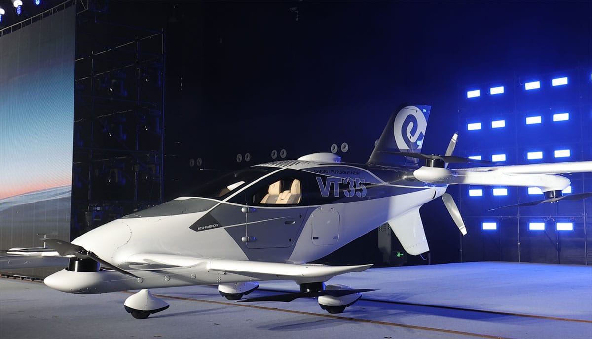 Ehang launches next-gen VT35 eVTOL with 200-km range