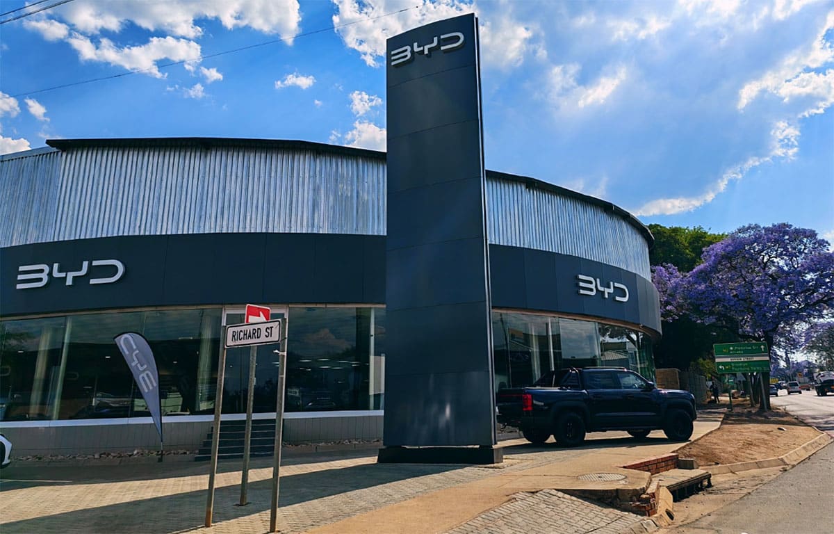 BYD plans to build up to 300 fast-charging stations in South Africa by end-2026