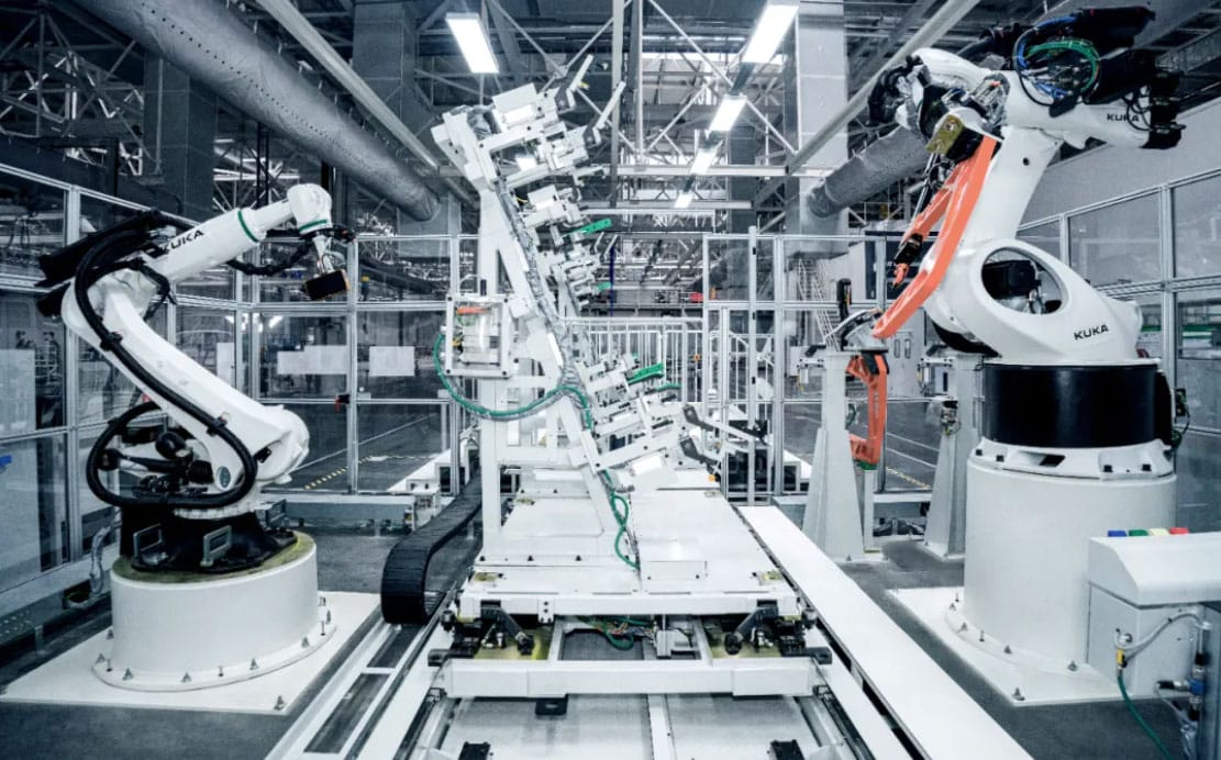 Xpeng's Aridge produces its 1st flying car at its mass production facility