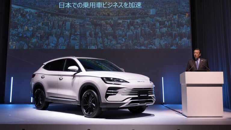 BYD launches its 1st plug-in hybrid model in Japan