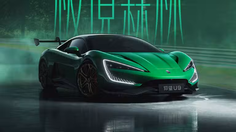 BYD Yangwang launches special green exterior edition for U9 electric supercar