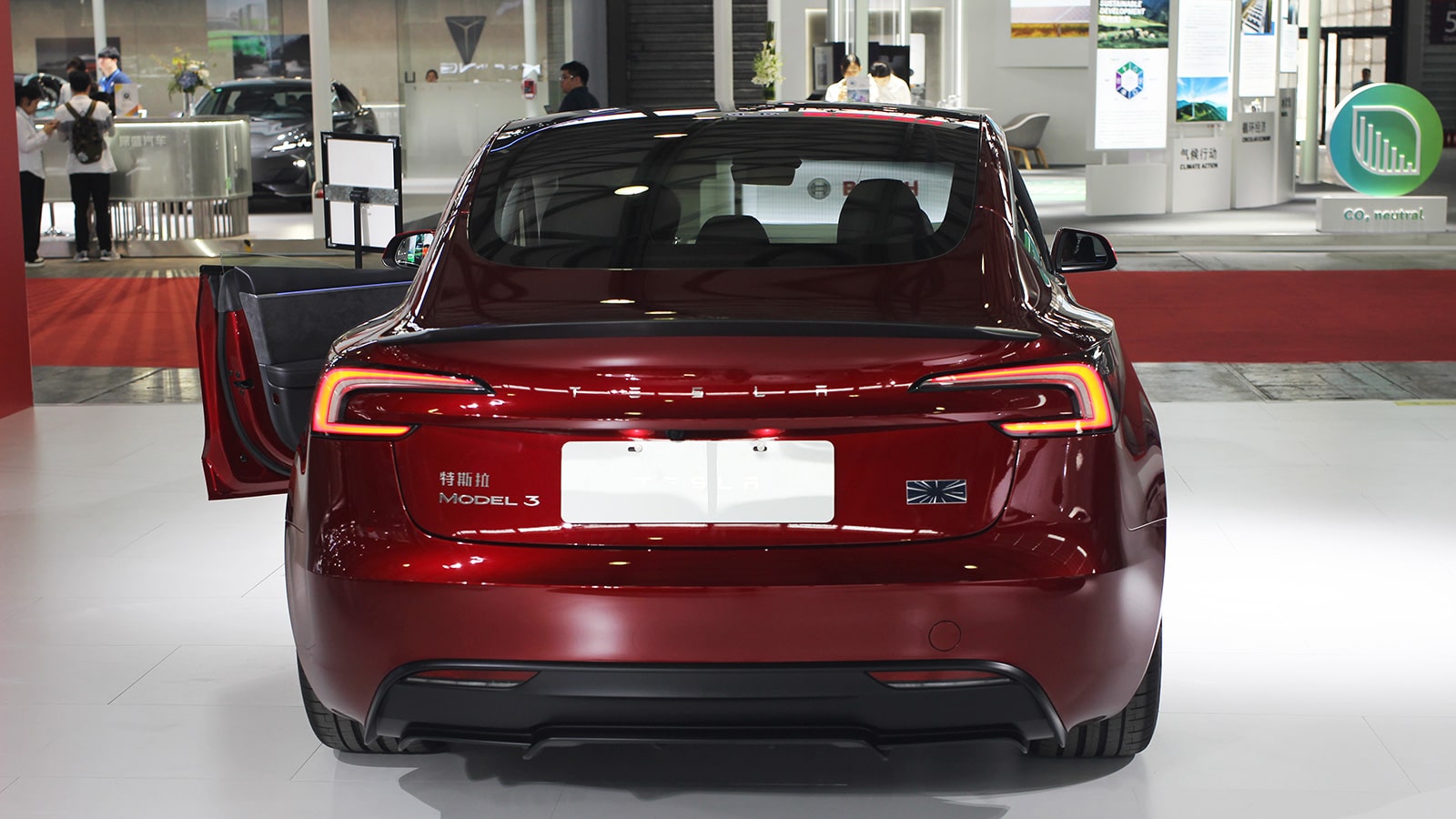 File photo shows a Tesla Model 3.