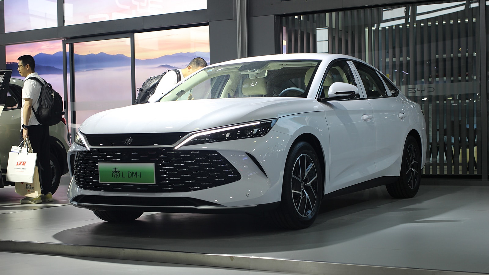 File photo shows a BYD Qin L DM-i.