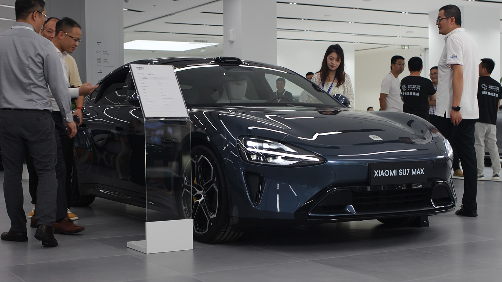 File photo shows a Xiaomi SU7.