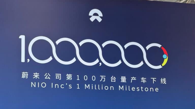Nio reaches 1 million car production milestone, targets up to 50% annual sales growth going forward