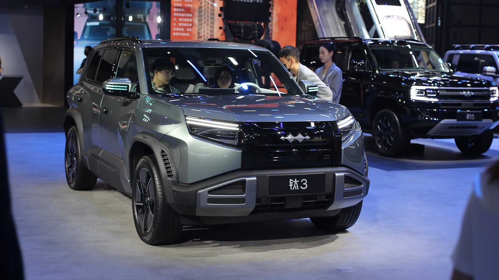 A BYD Fang Cheng Bao Tai 3 displayed at the Shanghai auto show in April 2025.
