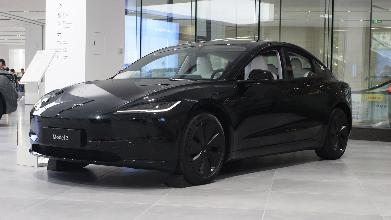 File photo shows a Tesla Model 3.
