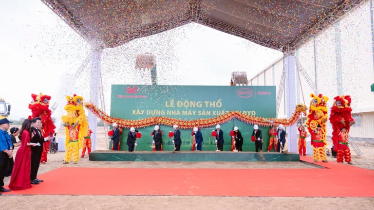 BYD begins construction of Vietnam battery plant in partnership with local automaker