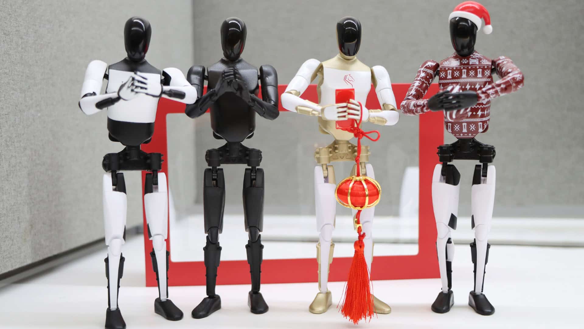 Tesla's humanoid robots.