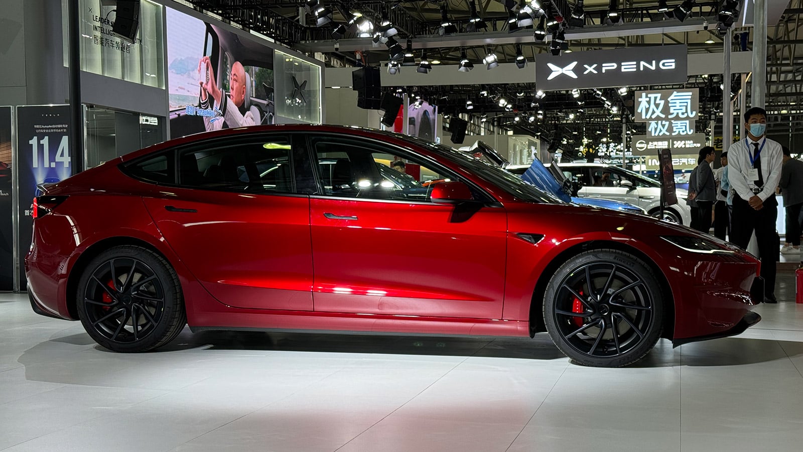 File photo shows a Tesla Model 3.