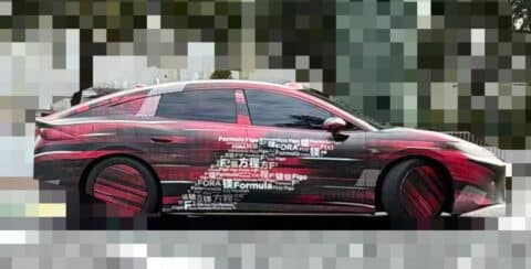 Spy shots reveal BYD Fang Cheng Bao's new sedan model Mei 7