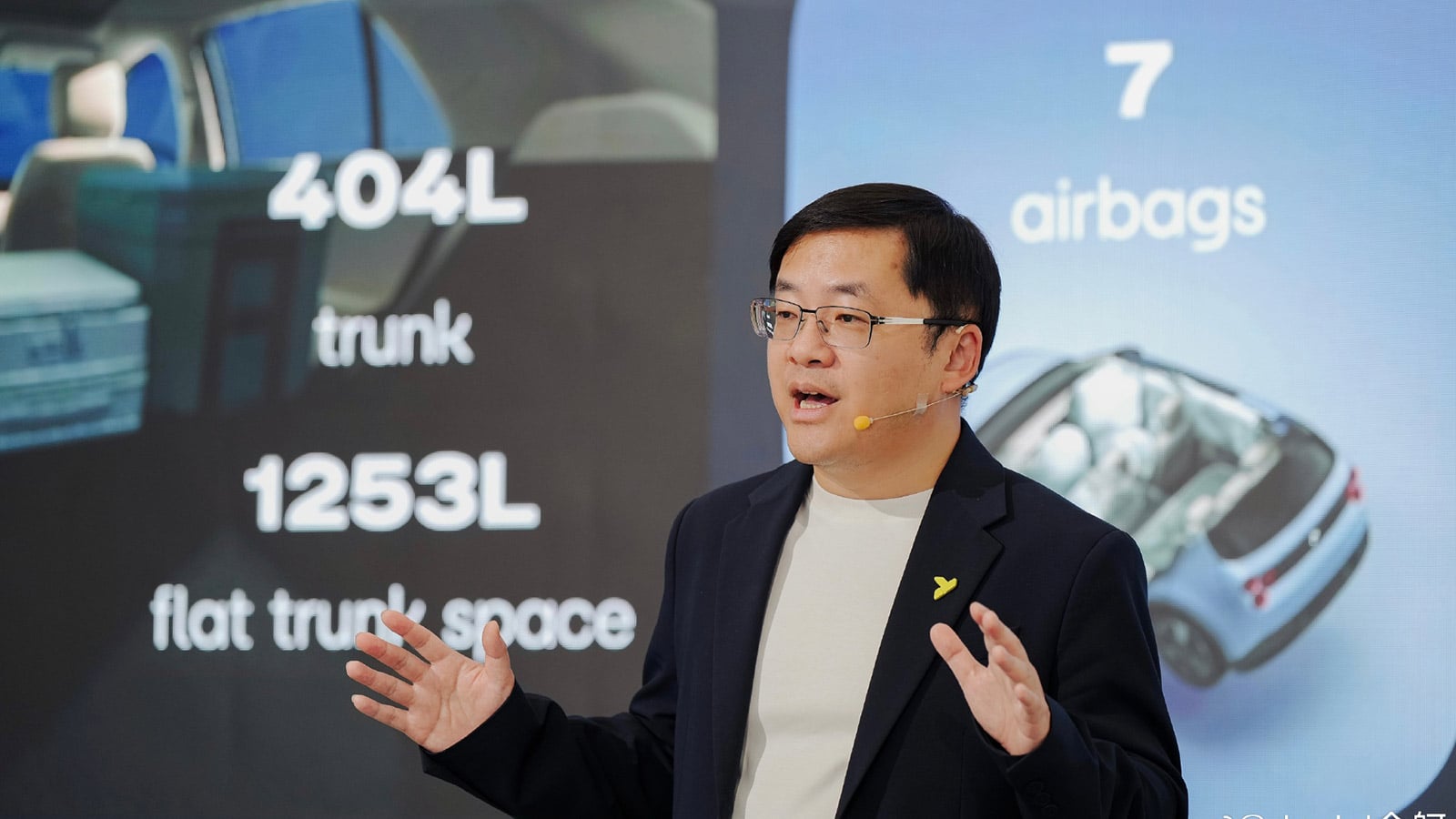 Firefly president Daniel Jin introduced the Firefly EV at an event in Bangkok on March 5.